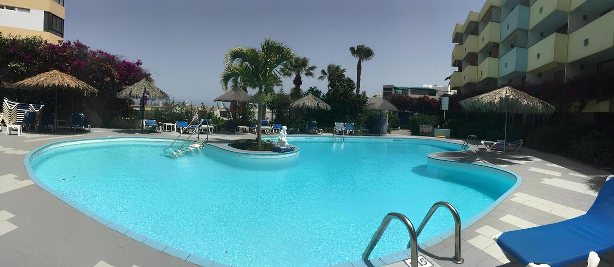 Apartamento Con Piscina Climatizada Y Vista Al Mar San Bartolome de Tirajana  Exterior photo