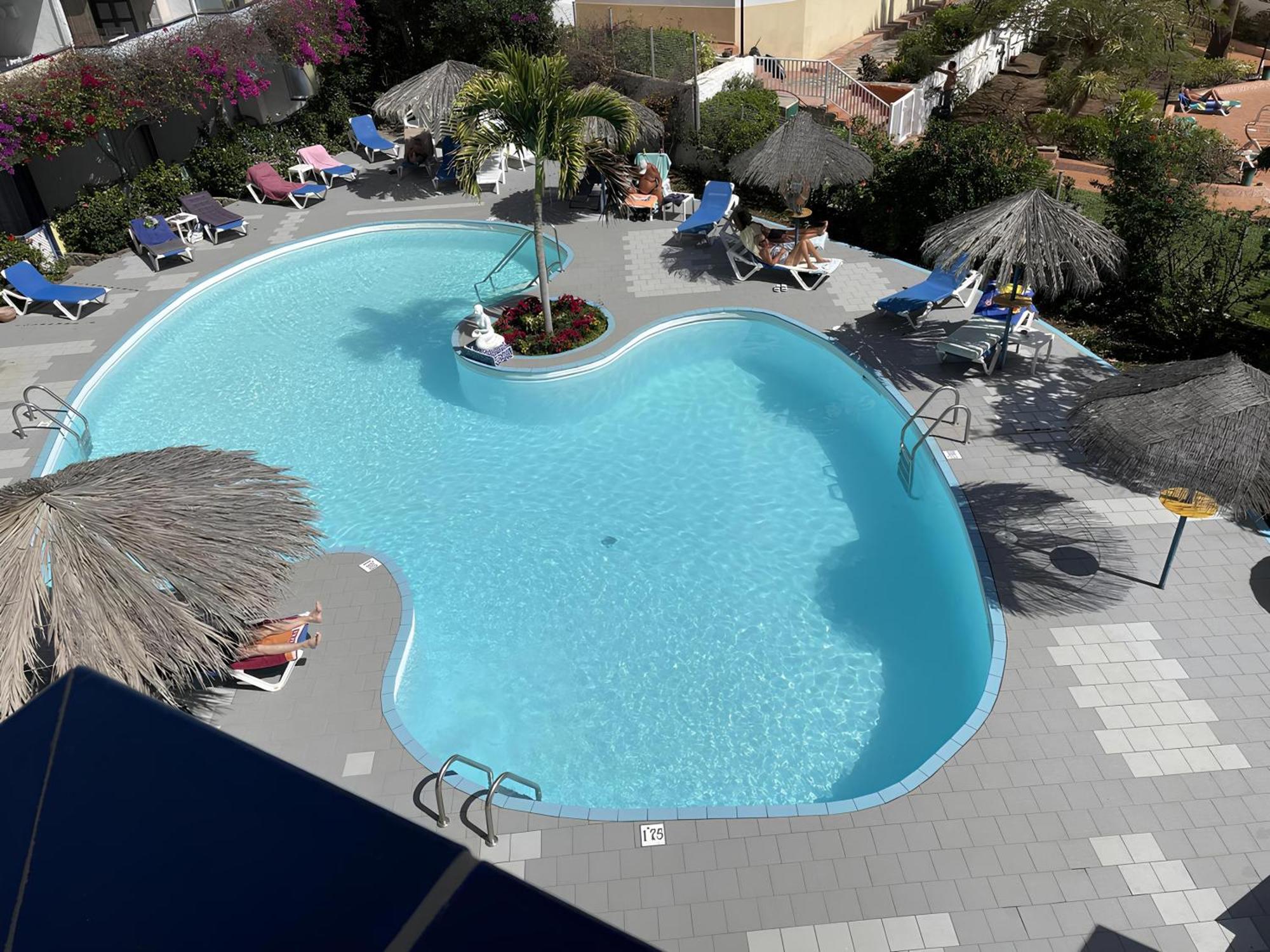 Apartamento Con Piscina Climatizada Y Vista Al Mar San Bartolome de Tirajana  Exterior photo
